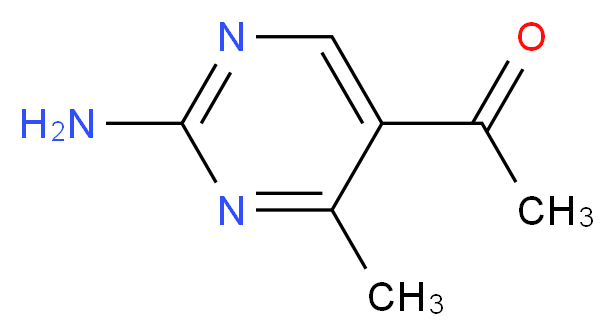 5-Acetyl-2-amino-4-methylpyrimidine_Molecular_structure_CAS_66373-25-9)