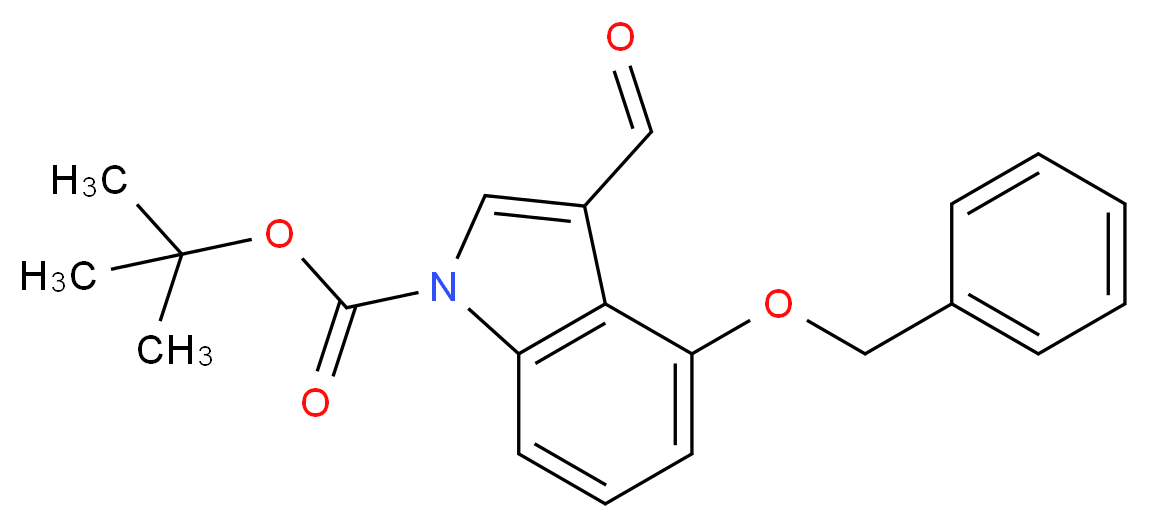 4-Benzyloxy-1H-indole-3-carboxaldehyde, N-BOC protected 98%_Molecular_structure_CAS_404888-01-3)
