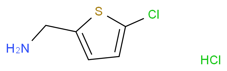 (5-chlorothien-2-yl)methylamine hydrochloride_Molecular_structure_CAS_)