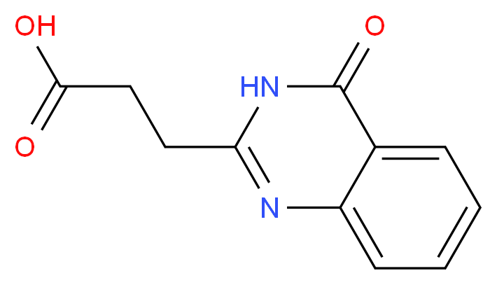 3-(4-Oxo-3,4-dihydro-quinazolin-2-yl)-propionic acid_Molecular_structure_CAS_5368-37-6)