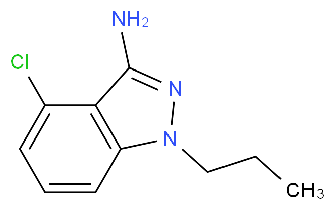 4-chloro-1-propyl-1H-indazol-3-amine_Molecular_structure_CAS_959240-46-1)