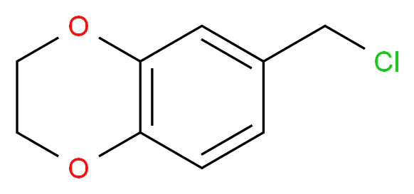 6-(chloromethyl)-2,3-dihydro-1,4-benzodioxine_Molecular_structure_CAS_)