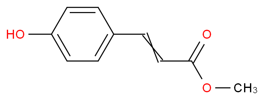 Methyl 3-(4-hydroxyphenyl)acrylate_Molecular_structure_CAS_3943-97-3)