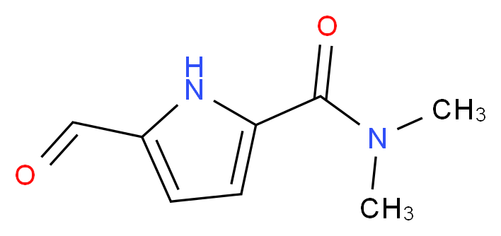 5-formyl-N,N-dimethyl-1H-pyrrole-2-carboxamide_Molecular_structure_CAS_)