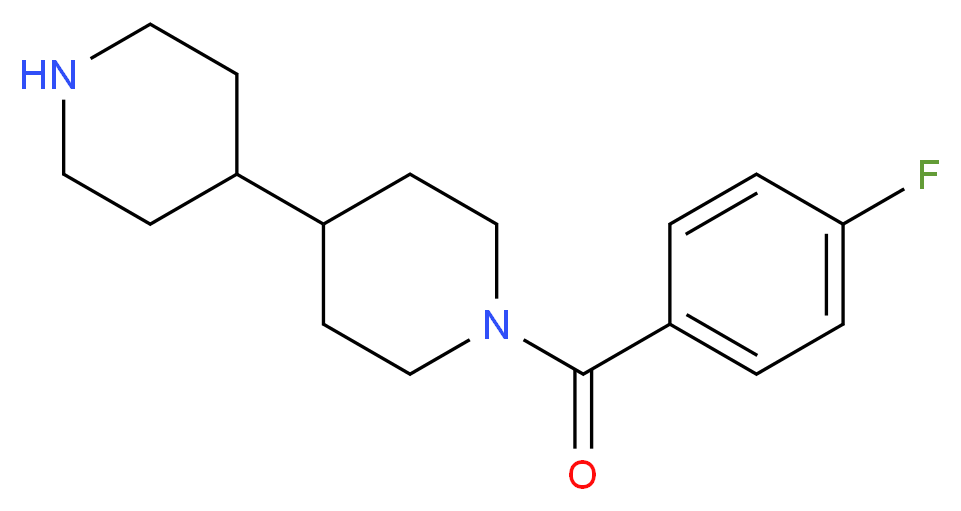1-(4-Fluorobenzoyl)-4,4'-bipiperidine_Molecular_structure_CAS_)