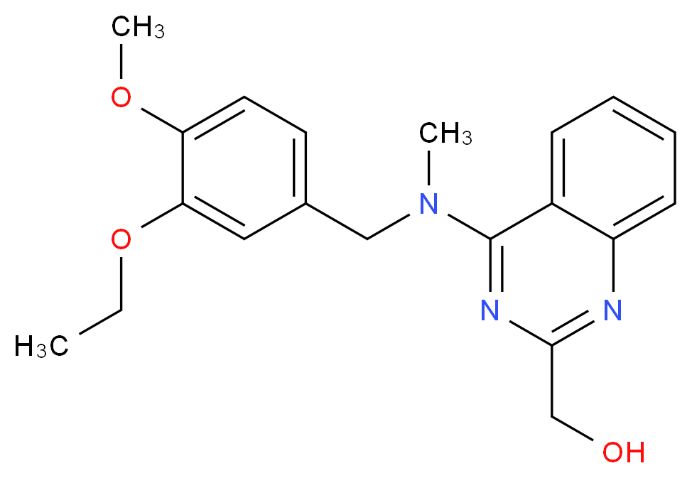 {4-[(3-ethoxy-4-methoxybenzyl)(methyl)amino]quinazolin-2-yl}methanol_Molecular_structure_CAS_)