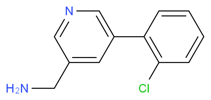 (5-(2-Chlorophenyl)pyridin-3-yl)MethanaMine_Molecular_structure_CAS_1356110-57-0)