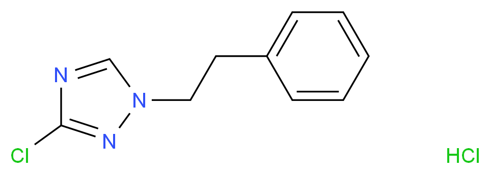 3-chloro-1-phenethyl-1H-1,2,4-triazole hydrochloride_Molecular_structure_CAS_)