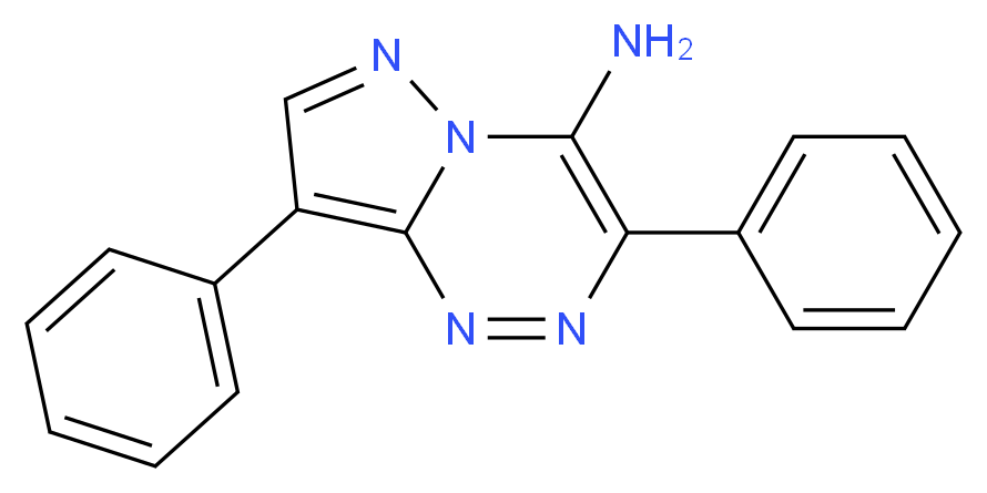3,8-Diphenylpyrazolo[5,1-c][1,2,4]triazin-4-amine_Molecular_structure_CAS_)