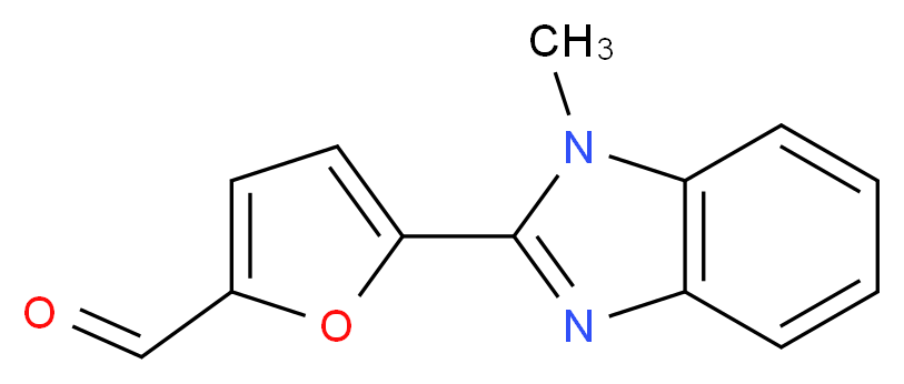 5-(1-methyl-1H-benzimidazol-2-yl)-2-furaldehyde_Molecular_structure_CAS_83490-13-5)