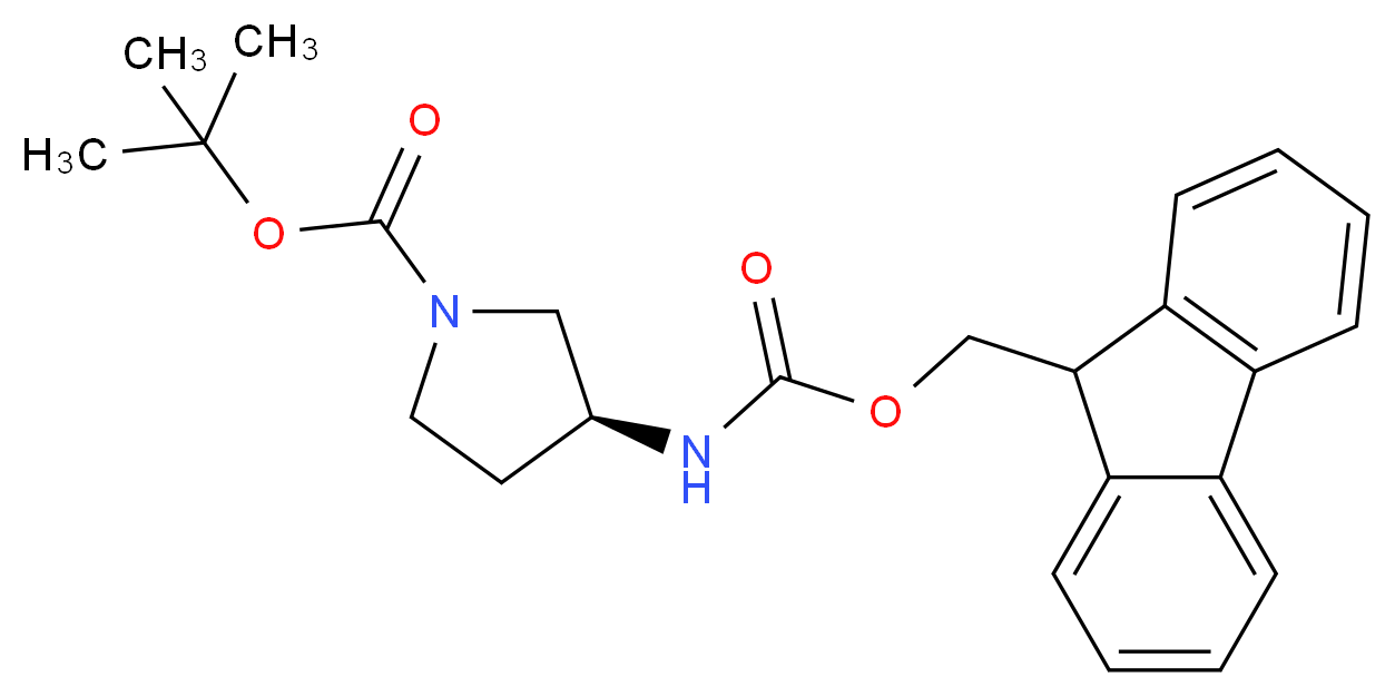 (S)-(+)-N-Boc-3-N-Fmoc-aminopyrrolidine_Molecular_structure_CAS_307531-88-0)