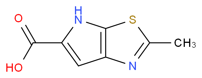 2-methyl-4H-pyrrolo[3,2-d][1,3]thiazole-5-carboxylic acid_Molecular_structure_CAS_)