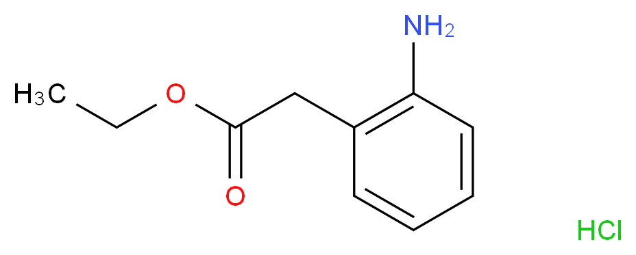 ethyl 2-(2-aminophenyl)acetate hydrochloride_Molecular_structure_CAS_)