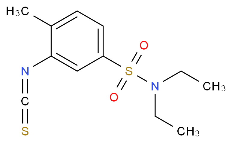 N,N-Diethyl-3-isothiocyanato-4-methyl-benzenesulfonamide_Molecular_structure_CAS_)