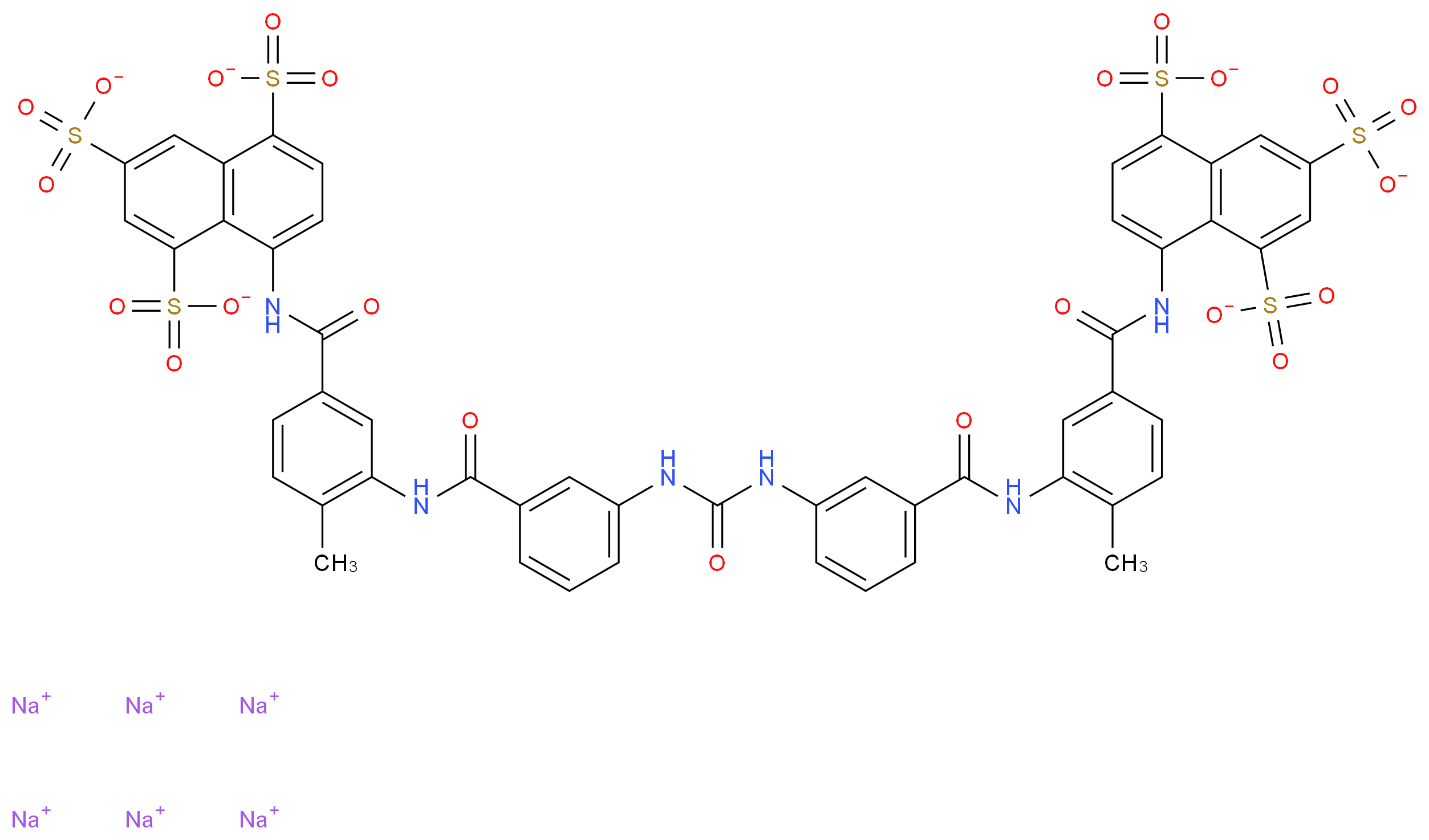 Suramin sodium salt_Molecular_structure_CAS_129-46-4)