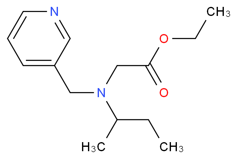 ethyl [sec-butyl(pyridin-3-ylmethyl)amino]acetate_Molecular_structure_CAS_)