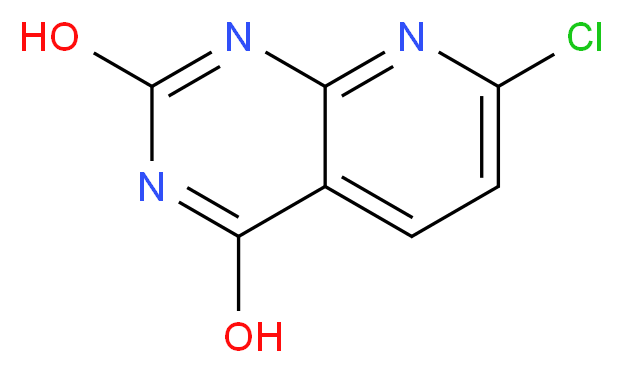 7-Chloropyrido[2,3-d]pyrimidine-2,4-diol_Molecular_structure_CAS_938443-19-7)