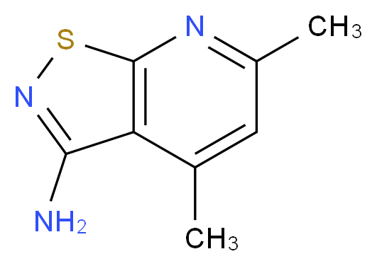 4,6-dimethylisothiazolo[5,4-b]pyridin-3-amine_Molecular_structure_CAS_56891-66-8)