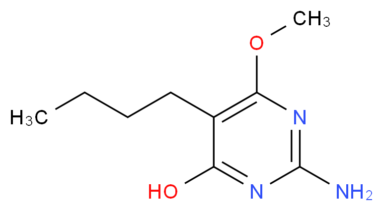 2-Amino-5-(but-1-yl)-4-hydroxy-6-methoxypyrimidine_Molecular_structure_CAS_)