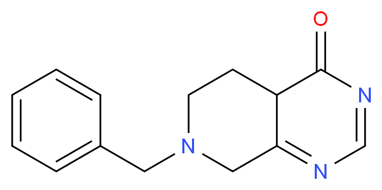 7-Benzyl-5,6,7,8-tetrahydropyrido[3,4-d]pyrimidin-4(4aH)-one_Molecular_structure_CAS_1053656-41-9)