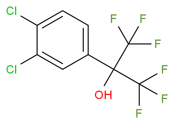 2-(3,4-Dichlorophenyl)-1,1,1,3,3,3-hexafluoro-propan-2-ol_Molecular_structure_CAS_65072-48-2)