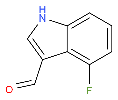 4-fluoro-1H-indole-3-carbaldehyde_Molecular_structure_CAS_)