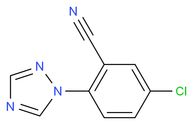 5-CHLORO-2-(1H-1,2,4-TRIAZOL-1-YL)BENZONITRILE_Molecular_structure_CAS_449758-31-0)