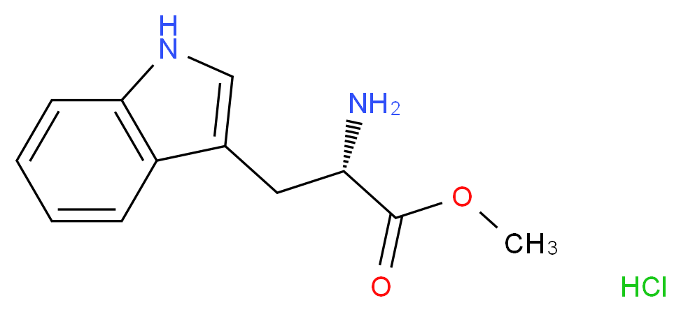 L-Tryptophan methyl ester hydrochloride_Molecular_structure_CAS_7524-52-9)