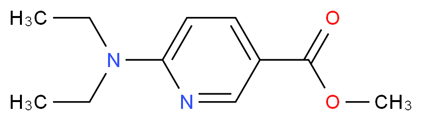 methyl 6-(diethylamino)nicotinate_Molecular_structure_CAS_690632-37-2)
