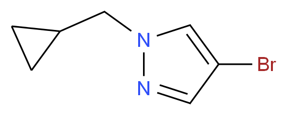 4-bromo-1-(cyclopropylmethyl)-1H-pyrazole_Molecular_structure_CAS_1216152-26-9)