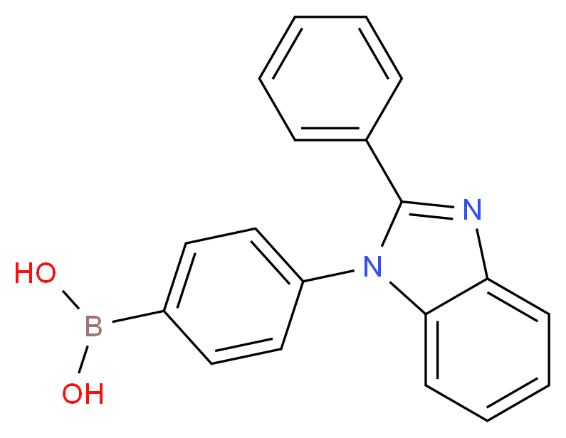 (4-(2-phenyl-1h-benzimidazol-1-yl)phenyl)boronic acid_Molecular_structure_CAS_867044-33-5)