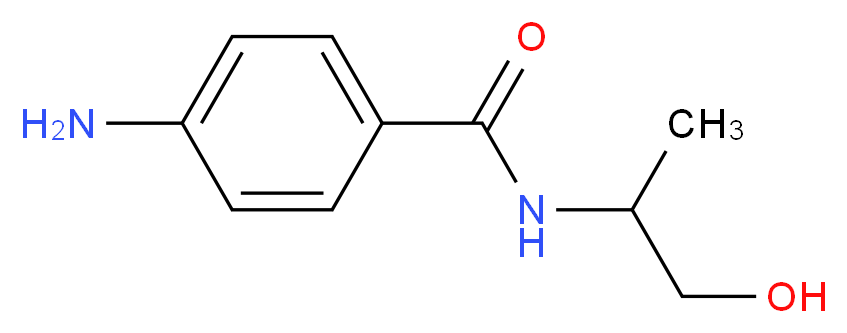 4-amino-N-(1-hydroxypropan-2-yl)benzamide_Molecular_structure_CAS_)