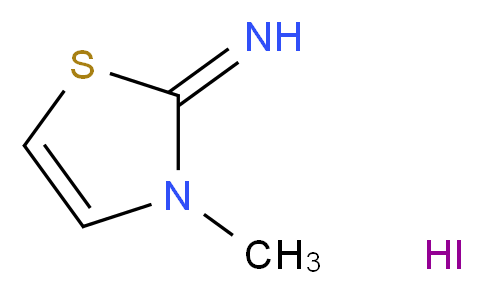 3-methyl-1,3-thiazol-2(3H)-imine hydroiodide_Molecular_structure_CAS_6149-13-9)