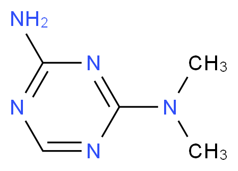 N,N-Dimethyl-1,3,5-triazine-2,4-diamine_Molecular_structure_CAS_)