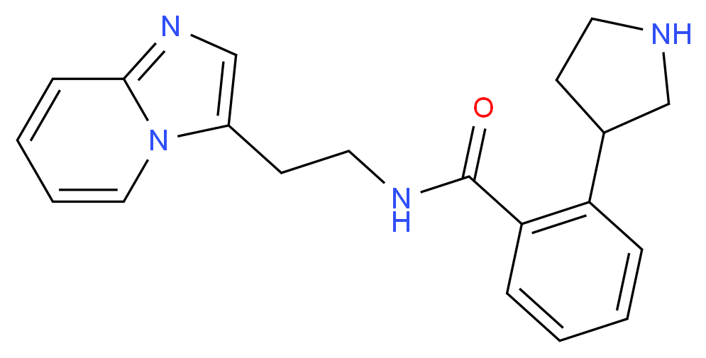 N-(2-imidazo[1,2-a]pyridin-3-ylethyl)-2-(3-pyrrolidinyl)benzamide_Molecular_structure_CAS_)