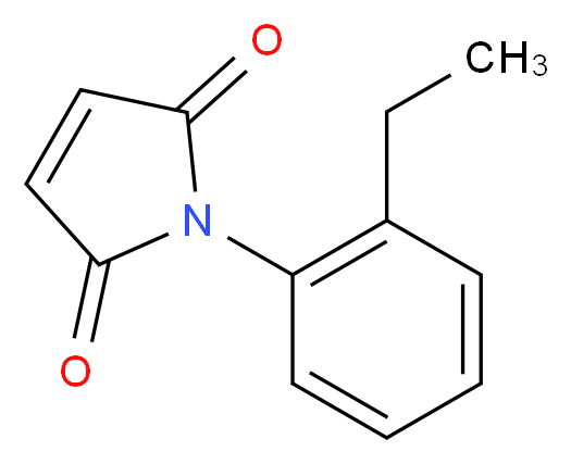 1-(2-Ethylphenyl)-1H-pyrrole-2,5-dione_Molecular_structure_CAS_)
