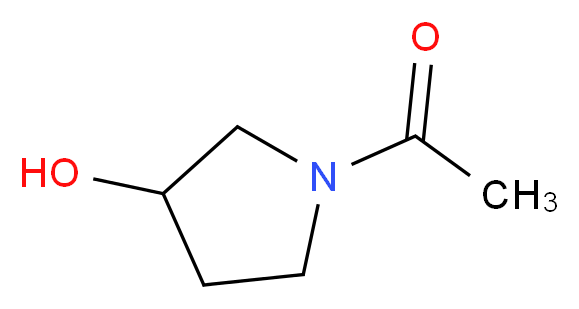 1-(3-hydroxypyrrolidin-1-yl)ethan-1-one_Molecular_structure_CAS_)