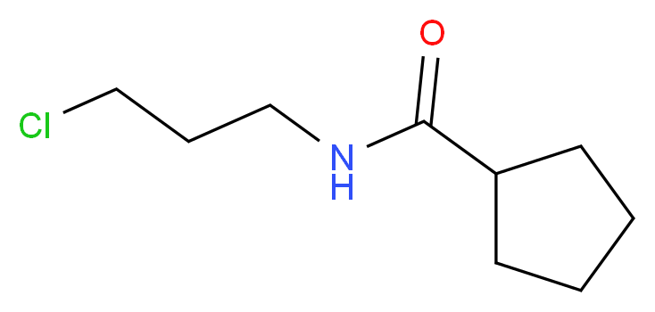 N-(3-chloropropyl)cyclopentanecarboxamide_Molecular_structure_CAS_)