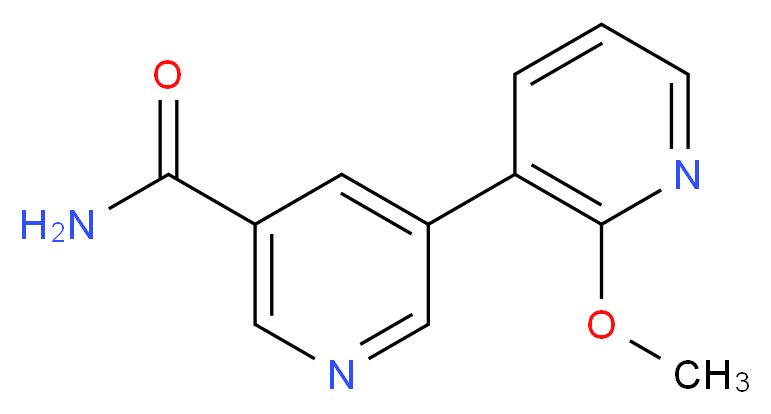 2'-methoxy-3,3'-bipyridine-5-carboxamide_Molecular_structure_CAS_)