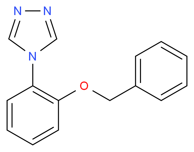 4-[2-(benzyloxy)phenyl]-4H-1,2,4-triazole_Molecular_structure_CAS_)