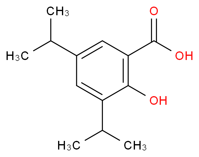 3,5-Diisopropyl-2-hydroxybenzoic acid_Molecular_structure_CAS_2215-21-6)