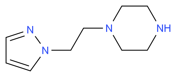 1-[2-(1H-pyrazol-1-yl)ethyl]piperazine_Molecular_structure_CAS_)