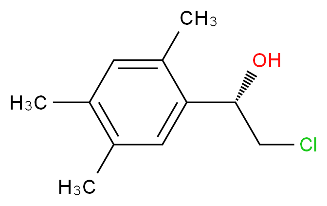 (1S)-2-chloro-1-(2,4,5-trimethylphenyl)ethanol_Molecular_structure_CAS_)