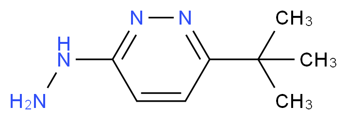 3-tert-butyl-6-hydrazinylpyridazine_Molecular_structure_CAS_)