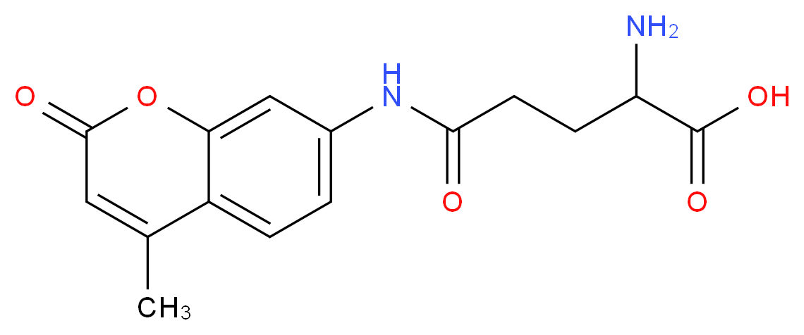 L-Glutamic acid γ-(7-amido-4-methylcoumarin)_Molecular_structure_CAS_72669-53-5)
