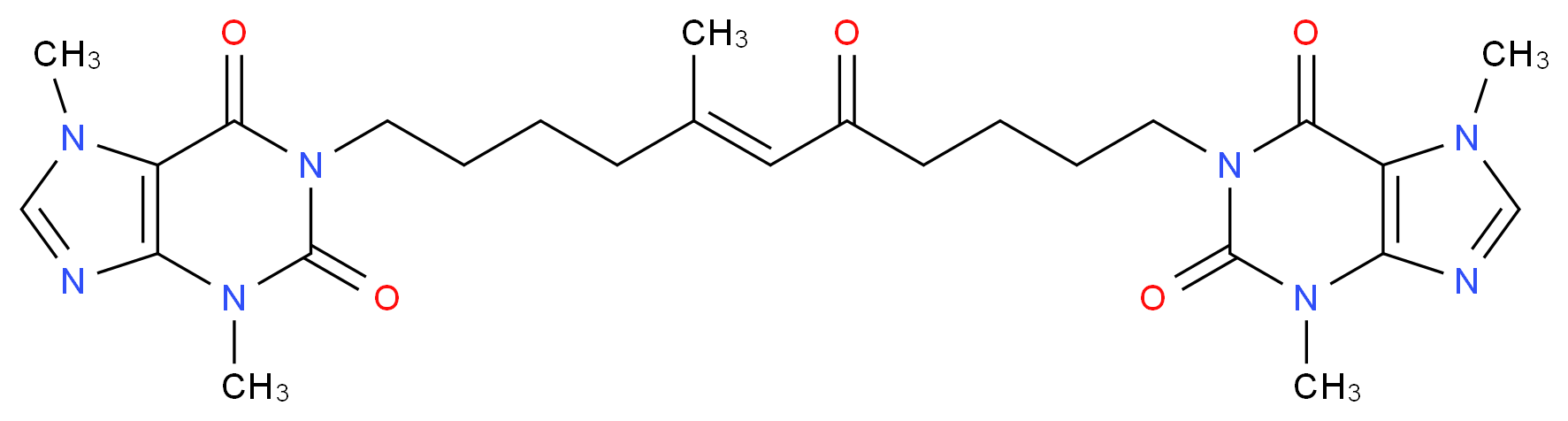 1,1'-[(5E)-5-Methyl-7-oxo-5-undecene-1,11-diyl] Bis[Theobromine]_Molecular_structure_CAS_874747-30-5)