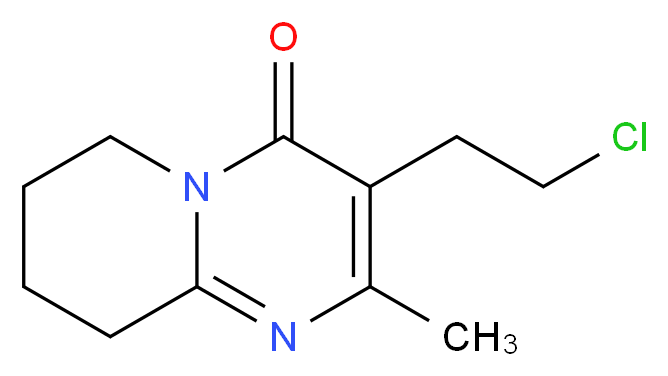 3-(2-Chloroethyl)-2-methyl-6,7,8,9-tetrahydro-4H-pyrido[1,2-a]pyrimidin-4-one_Molecular_structure_CAS_63234-80-0)