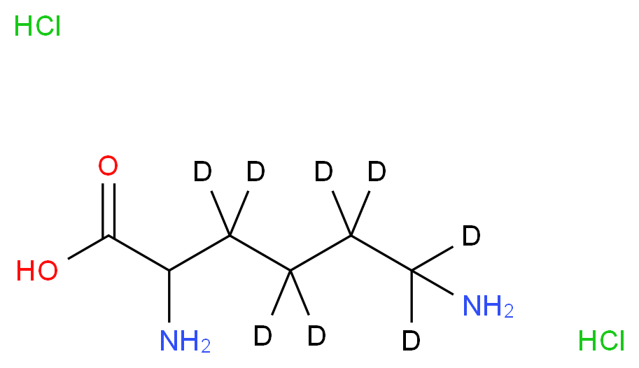 DL-Lysine-3,3,4,4,5,5,6,6-d8 dihydrochloride_Molecular_structure_CAS_284664-87-5)