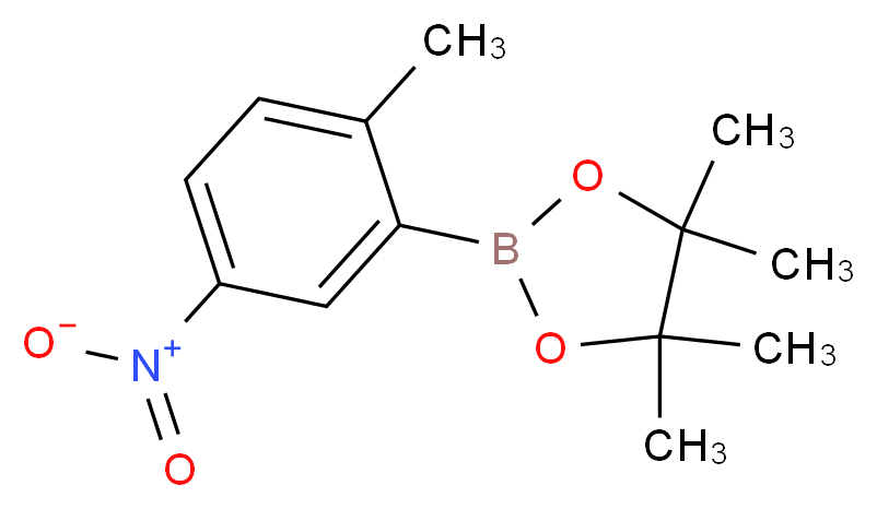 2-Methyl-5-nitrobenzeneboronic acid, pinacol ester_Molecular_structure_CAS_)