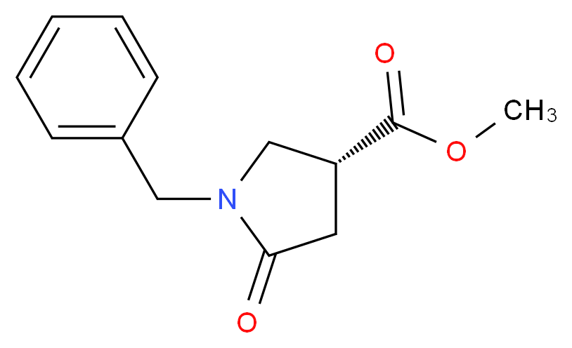 (R)-Methyl 1-benzyl-5-oxopyrrolidine-3-carboxylate_Molecular_structure_CAS_428518-36-9)